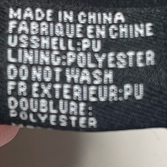 MMS Design Studio Gray Faux Pebbled Leather Large Purse with Gold Hardware - Picture 12 of 13